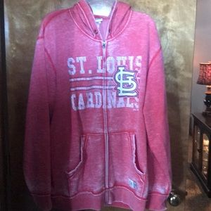 STL cardinals hoodie jacket
